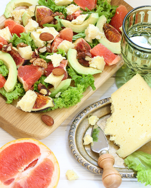 Avocado Salad with Grapefruit Balsamic Vinaigrette