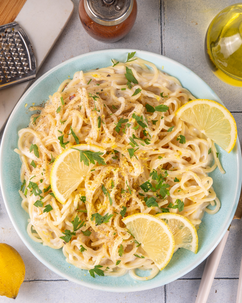 Pasta with Meyer Lemon EVOO