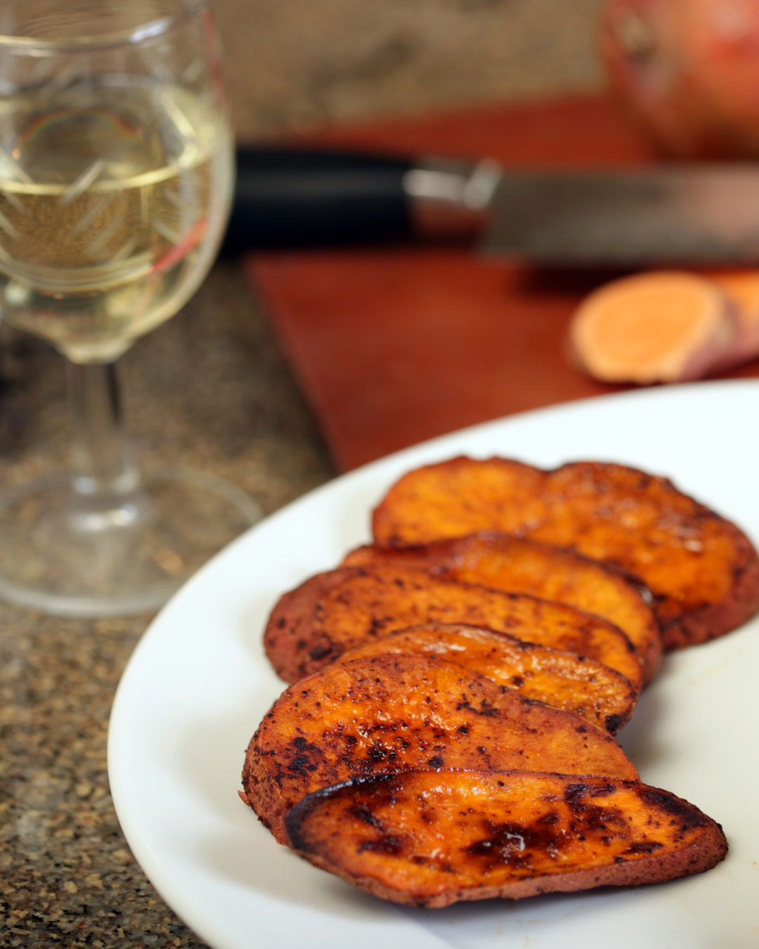 Grilled Sweet Potatoes with Cilantro Lime Vinaigrette – Old World Olive Co