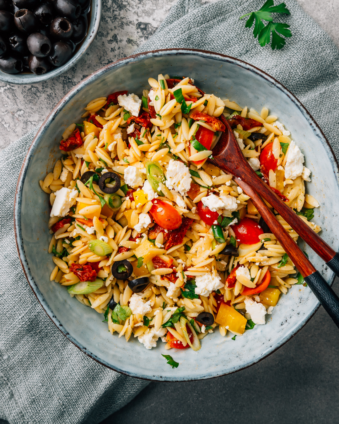 Asian Orzo Salad – Old World Olive Co