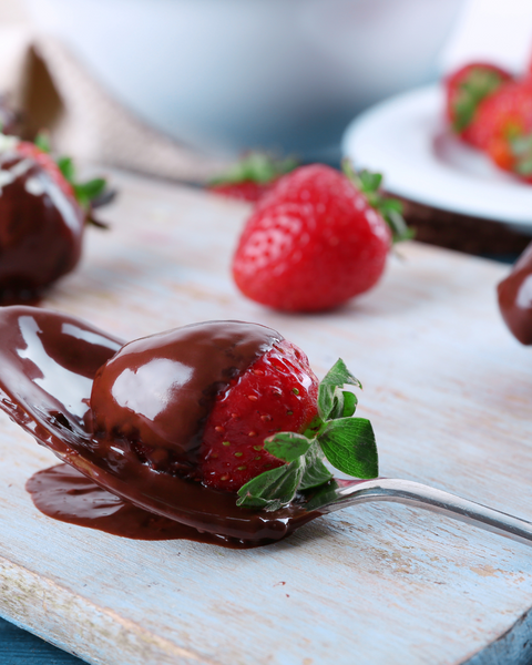 Berries with Dark Chocolate Balsamic