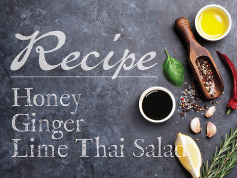 Honey Ginger Lime Thai Salad