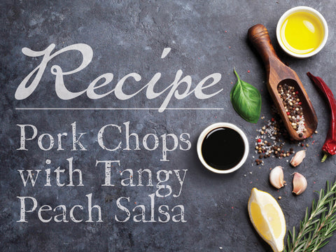 Pork Chops with Tangy Peach Salsa