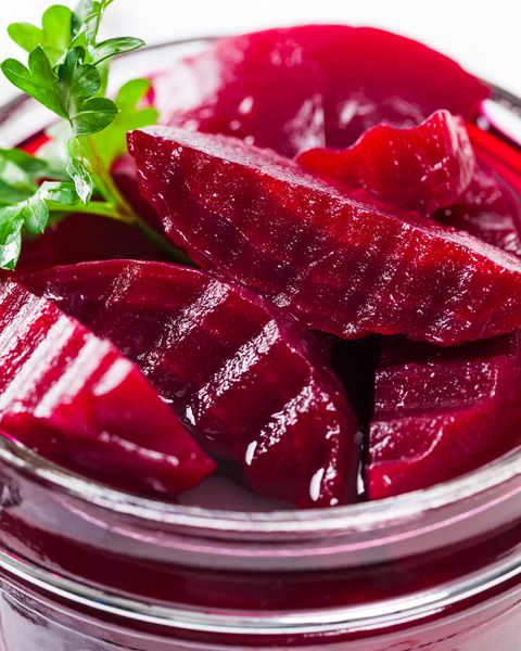 Honey Serrano Balsamic Pickled Beets
