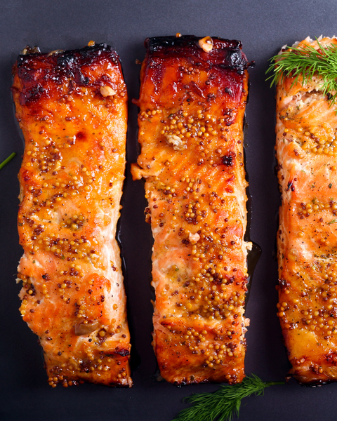 Salmon with Tangerine Balsamic Glaze