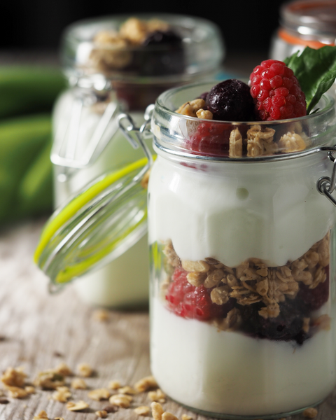 Vanilla Bean Balsamic Berry Parfait