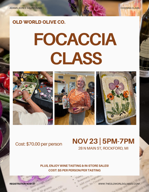 FOCACCIA CLASS ROCKFORD- November