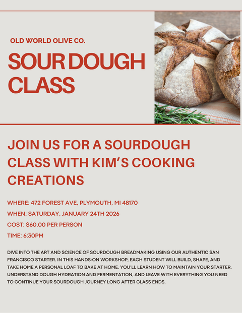 SOURDOUGH CLASS PLYMOUTH- January 24th